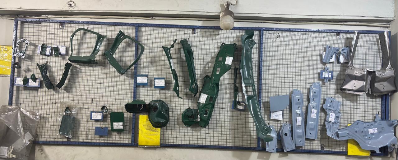 Precision stamped automotive sheet metal parts manufactured by Halfman Engineering Karachi